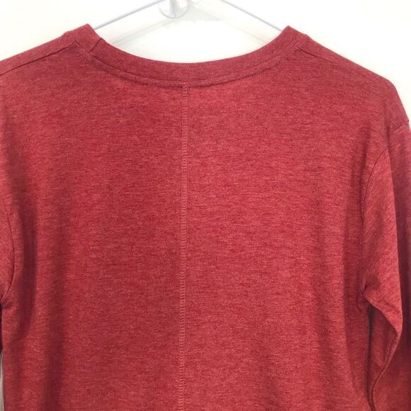 Kavu SALMA Red Rust 3/4 Sleeve Performance Athleisure Pullover T Shirt NEW - Picture 6 of 16